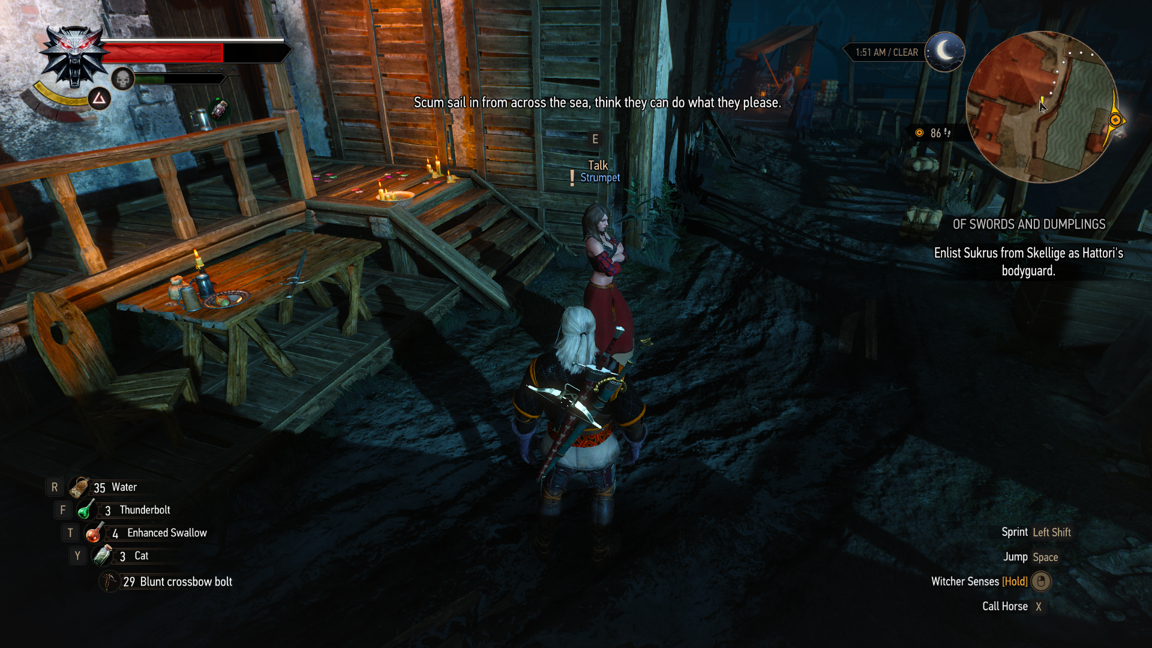 Out On Your Arse Novigrad